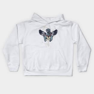 Two Guns Angel Kids Hoodie